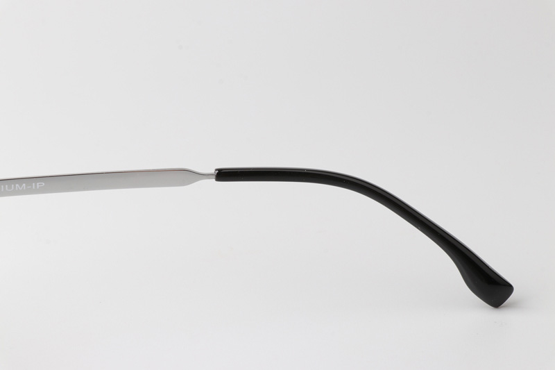 TC8157 Eyeglasses Black Silver