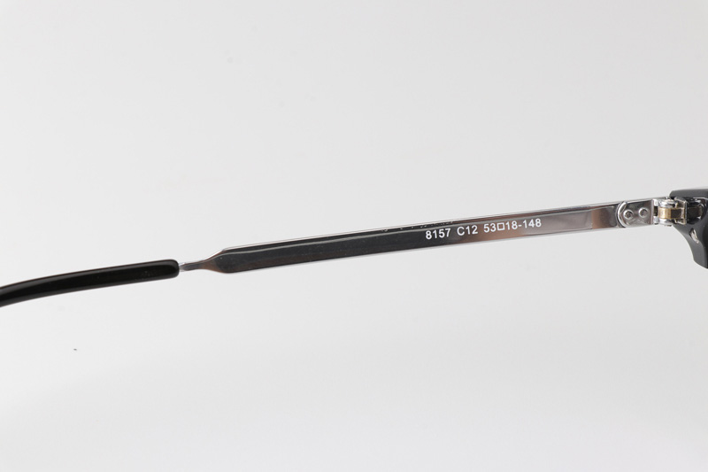 TC8157 Eyeglasses Black Silver