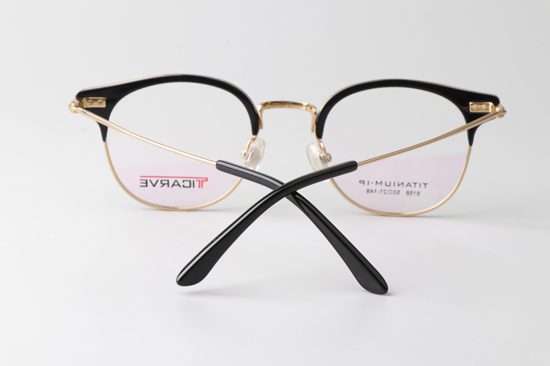 TC8158 Eyeglasses Black Gold