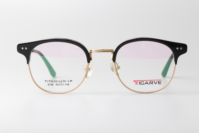 TC8158 Eyeglasses Black Gold