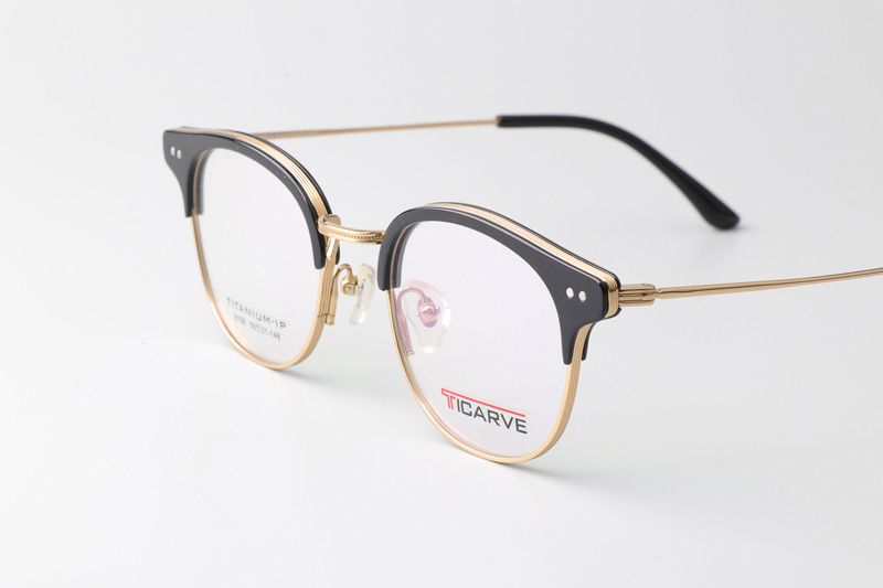 TC8158 Eyeglasses Black Gold