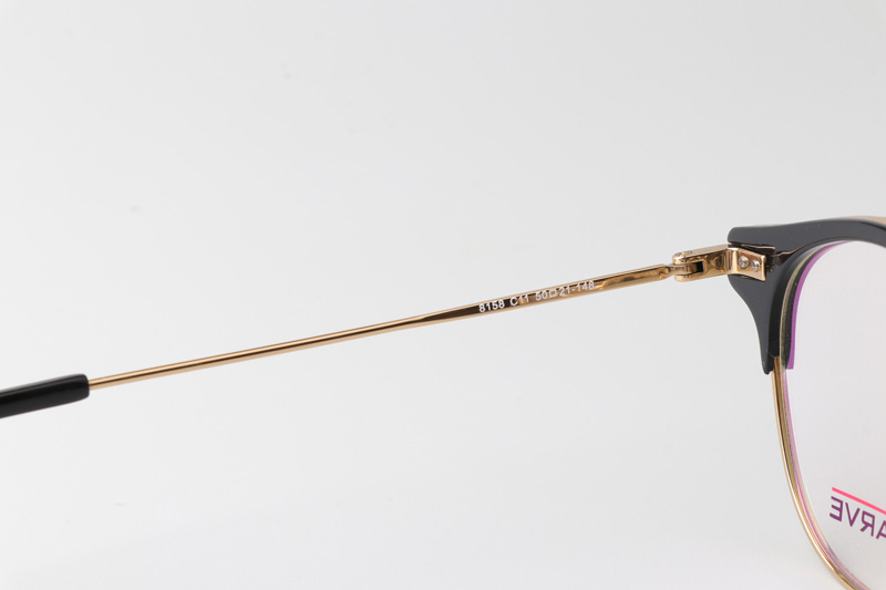 TC8158 Eyeglasses Black Gold