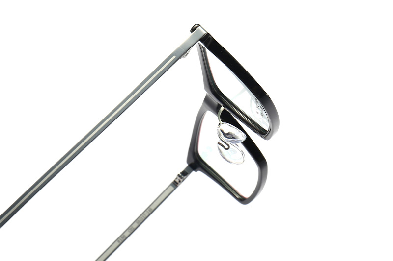 TC8186 Eyeglasses Black Silver