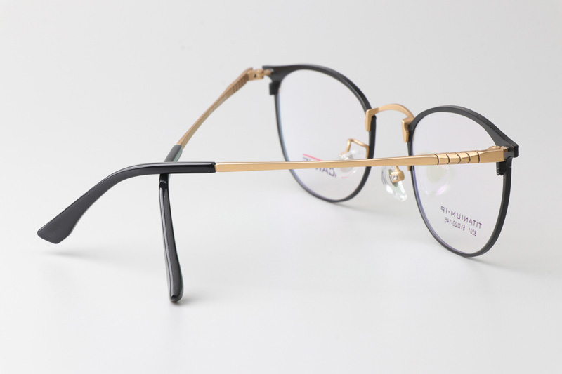 TC8201 Eyeglasses Black Gold