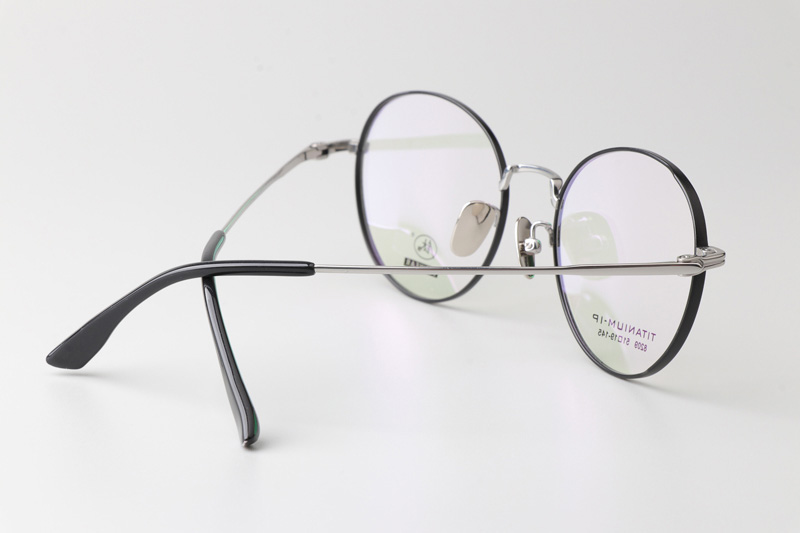 TC8209 Eyeglasses Black Silver