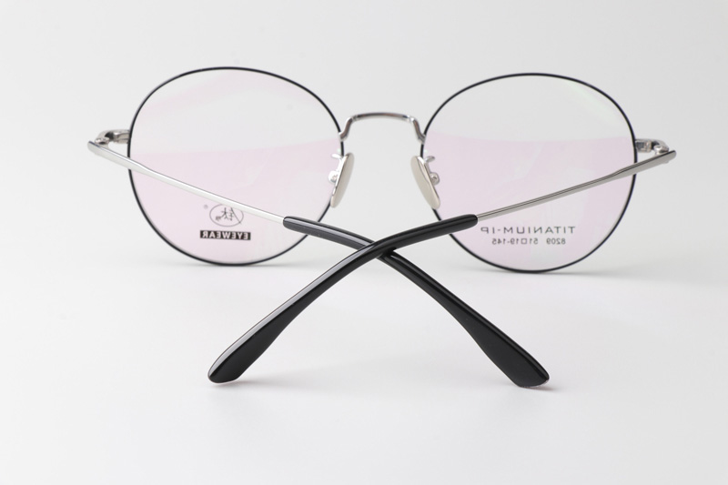 TC8209 Eyeglasses Black Silver