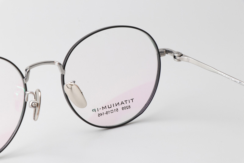 TC8209 Eyeglasses Black Silver