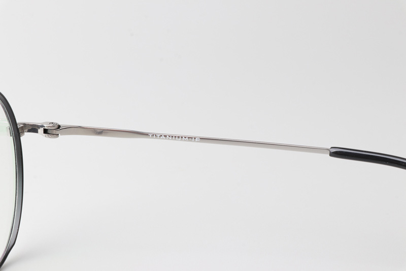 TC8209 Eyeglasses Black Silver