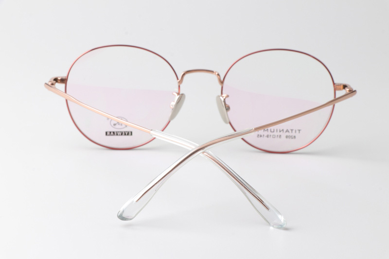 TC8209 Eyeglasses Orange Rose Gold