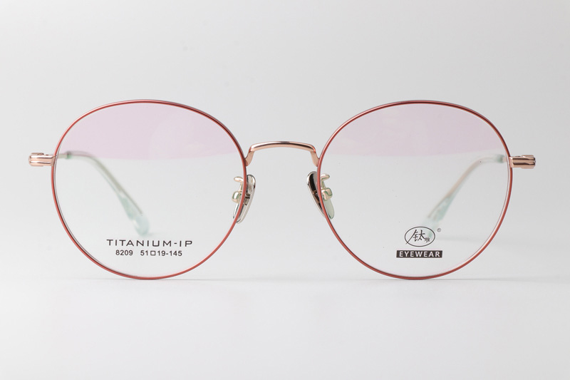 TC8209 Eyeglasses Orange Rose Gold