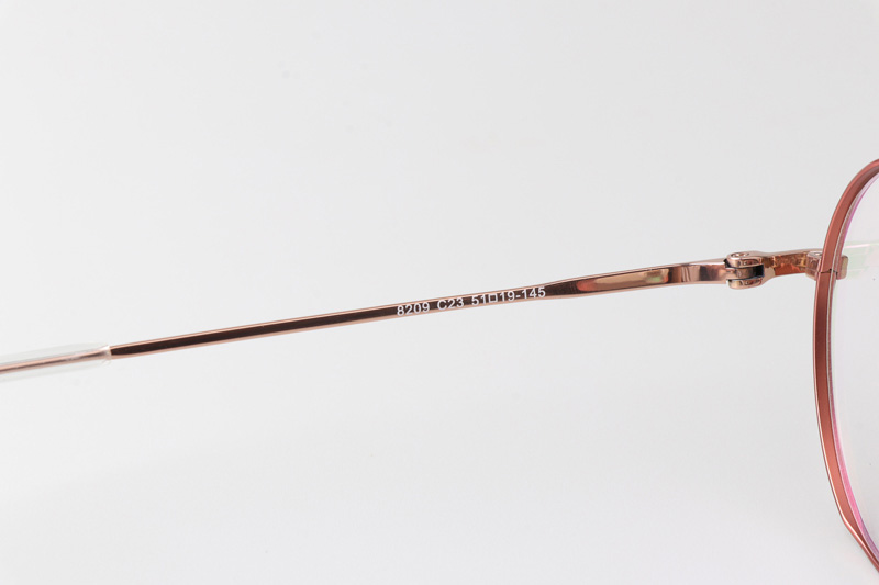 TC8209 Eyeglasses Orange Rose Gold