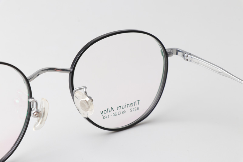 TC8212 Eyeglasses Black Silver
