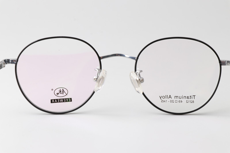 TC8212 Eyeglasses Black Silver