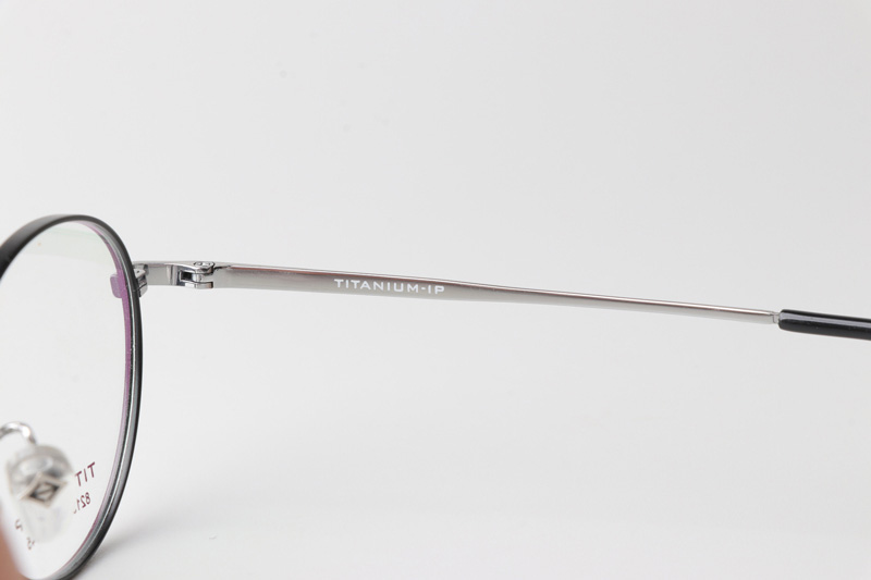 TC8213 Eyeglasses Black Silver