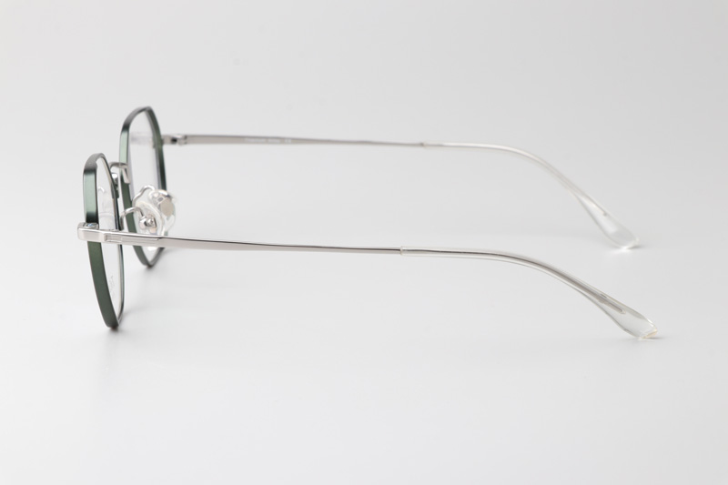 TC8215 Eyeglasses Green Silver