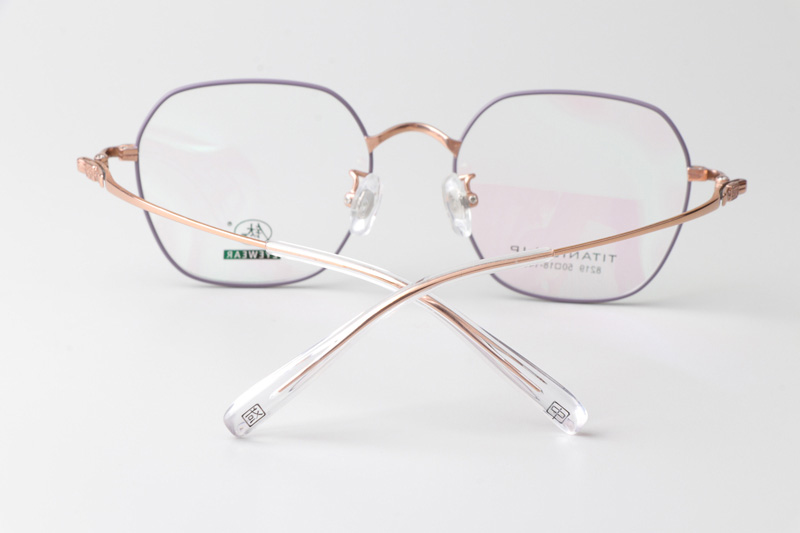 TC8219 Eyeglasses Purple Gold