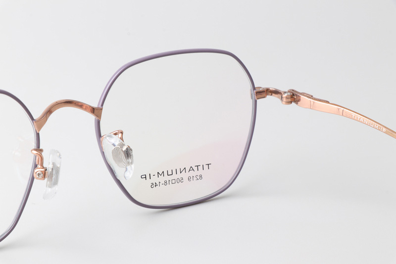 TC8219 Eyeglasses Purple Gold