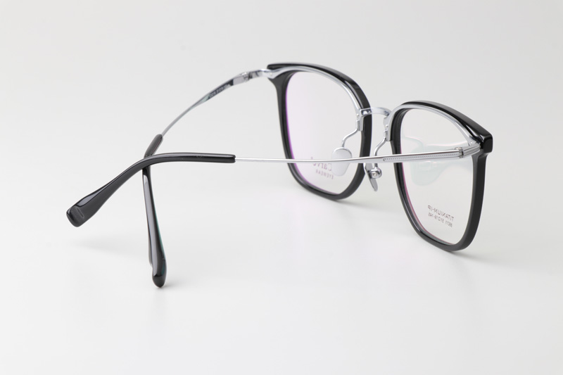 TC86011 Eyeglasses Black Silver