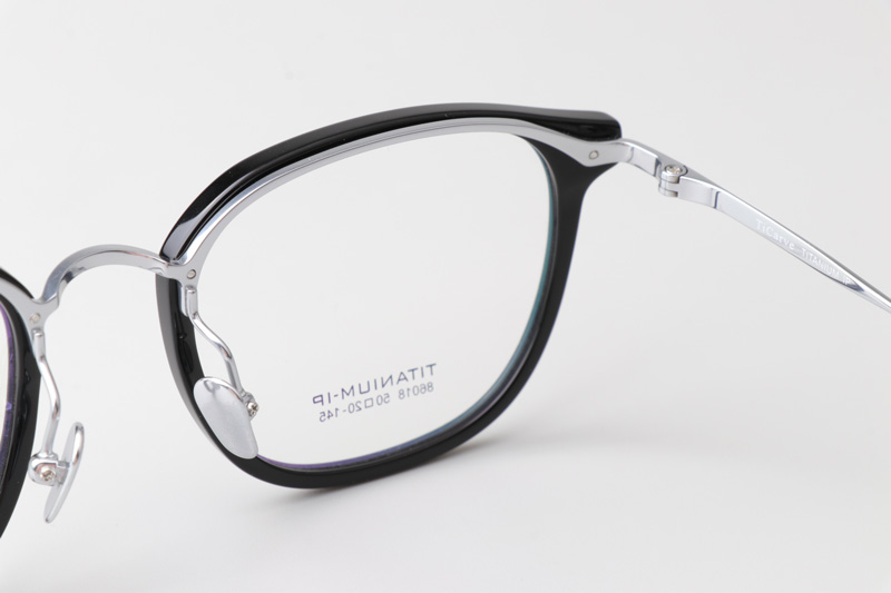TC86018 Eyeglasses Black Silver