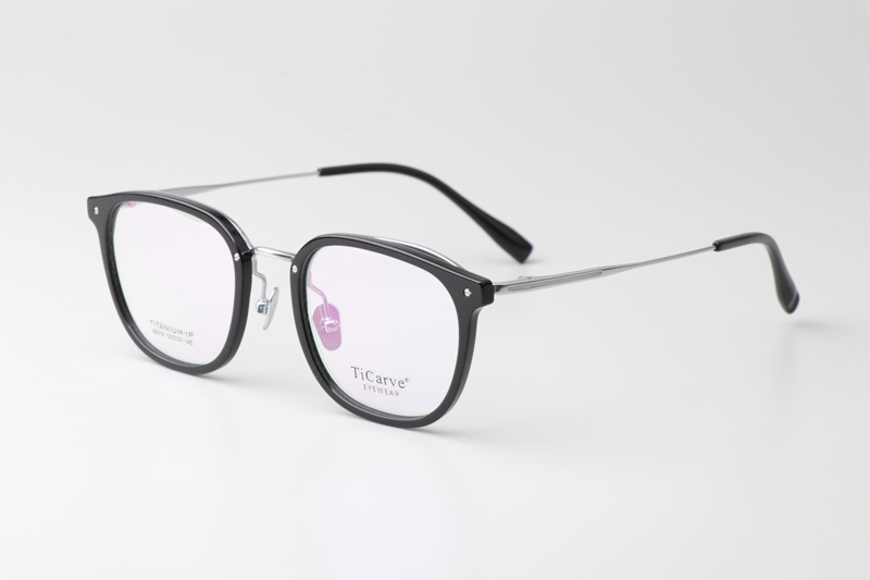 TC86018 Eyeglasses Black Silver