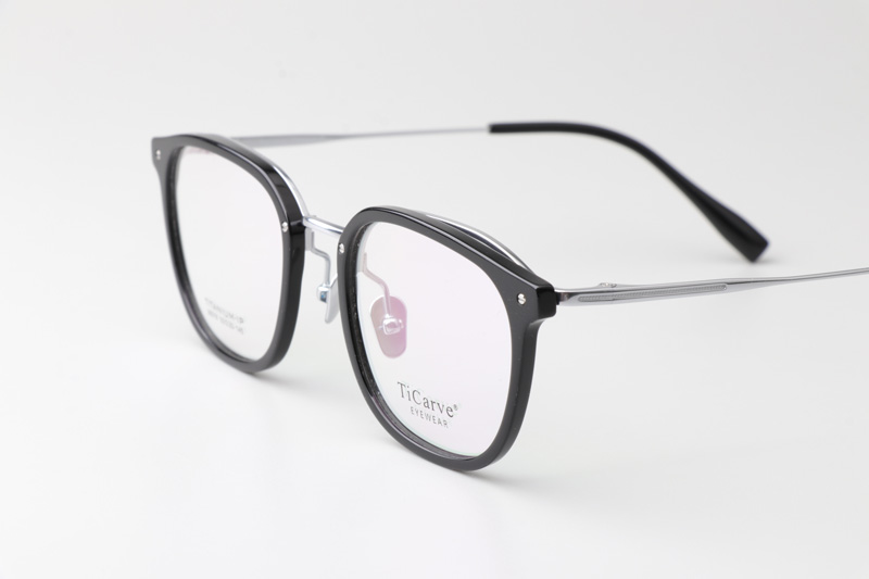 TC86018 Eyeglasses Black Silver