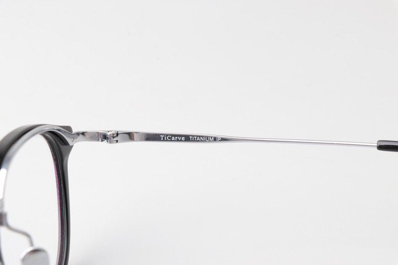 TC86018 Eyeglasses Black Silver