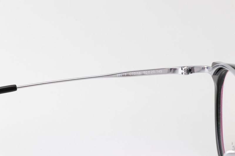 TC86018 Eyeglasses Black Silver