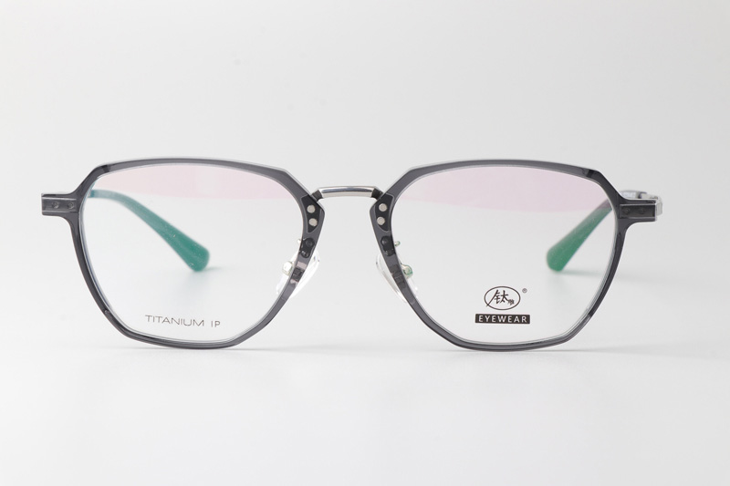 TCS3061 Eyeglasses Gray Gunmetal