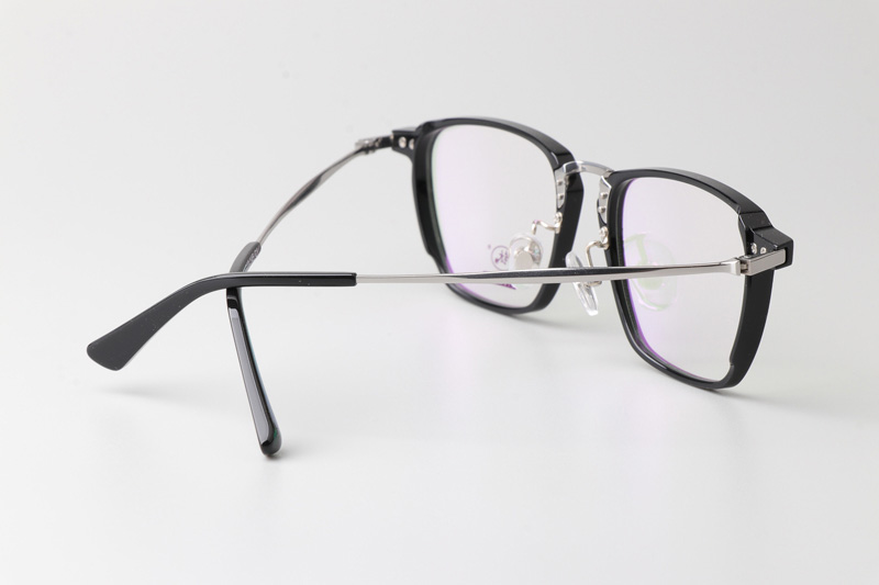 TCS3062 Eyeglasses Black Silver