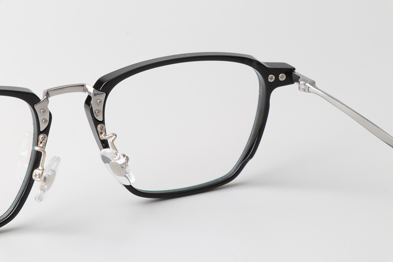 TCS3062 Eyeglasses Black Silver