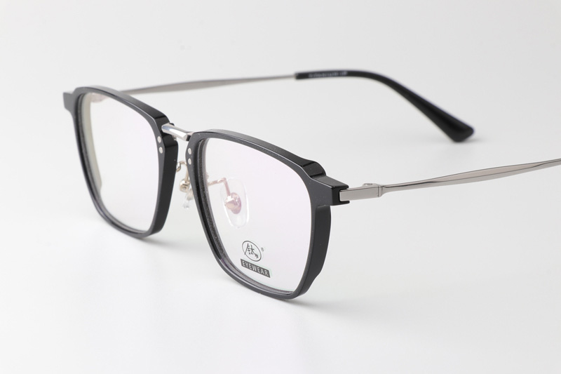 TCS3062 Eyeglasses Black Silver