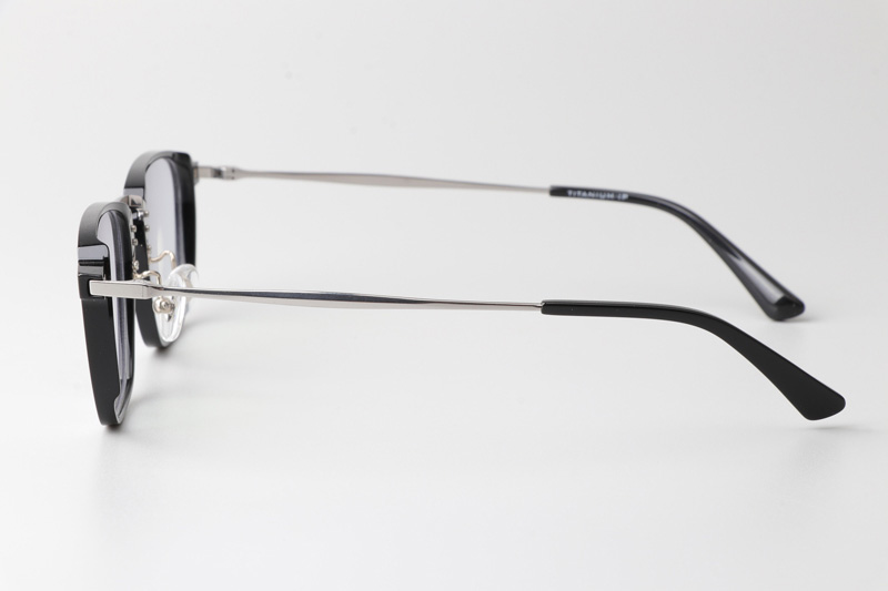 TCS3062 Eyeglasses Black Silver
