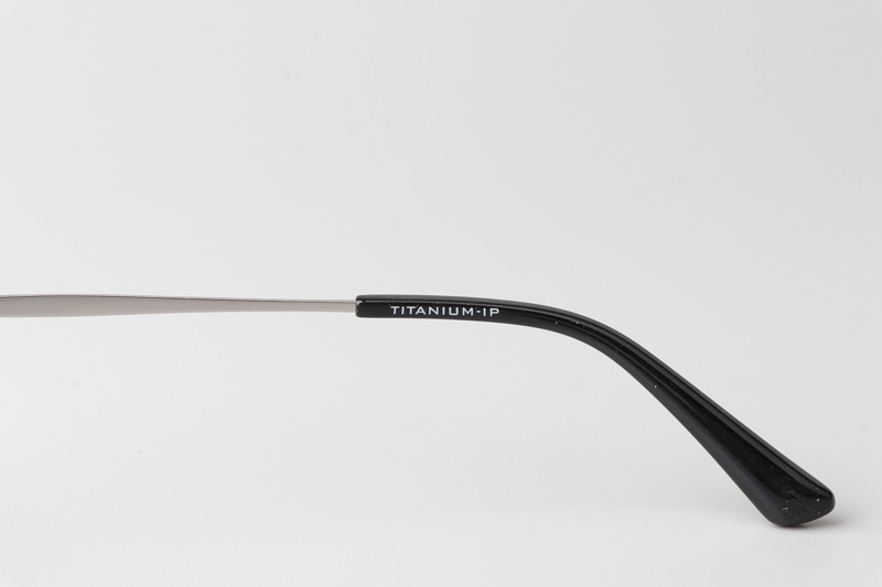 TCS3062 Eyeglasses Black Silver