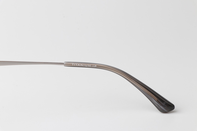 TCS3064 Eyeglasses Black Brown Silver