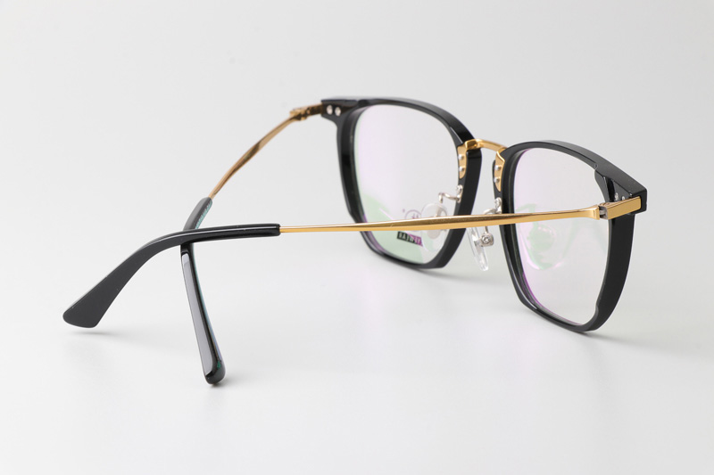 TCS3064 Eyeglasses Black Gold