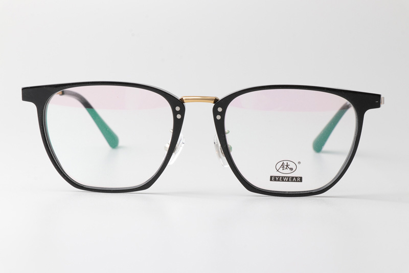 TCS3064 Eyeglasses Black Gold