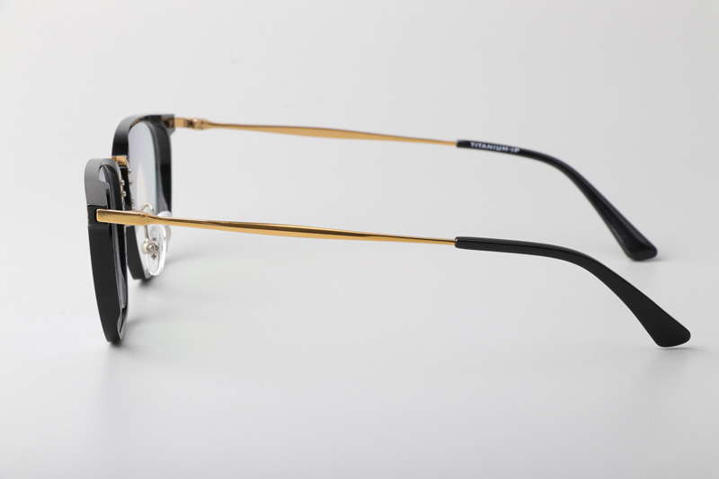 TCS3064 Eyeglasses Black Gold