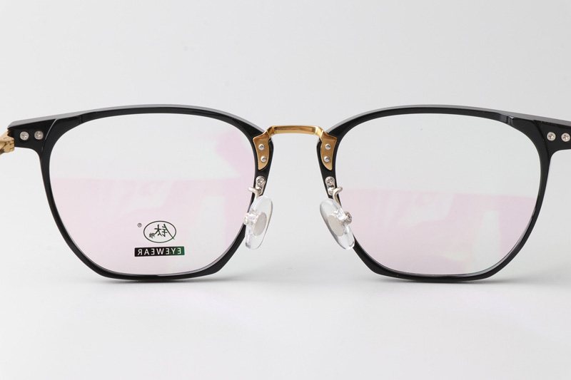 TCS3064 Eyeglasses Black Gold