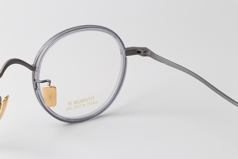 TCS3072 Eyeglasses Clear Gunmetal