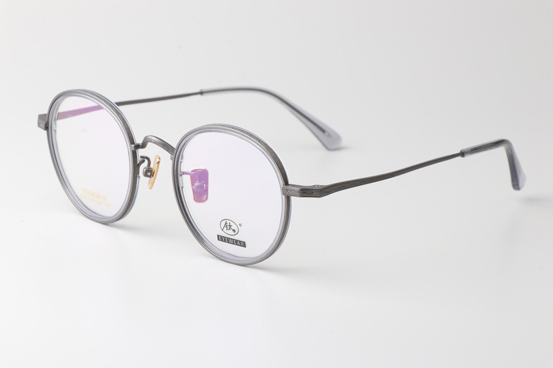 TCS3072 Eyeglasses Clear Gunmetal