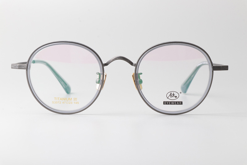 TCS3072 Eyeglasses Clear Gunmetal