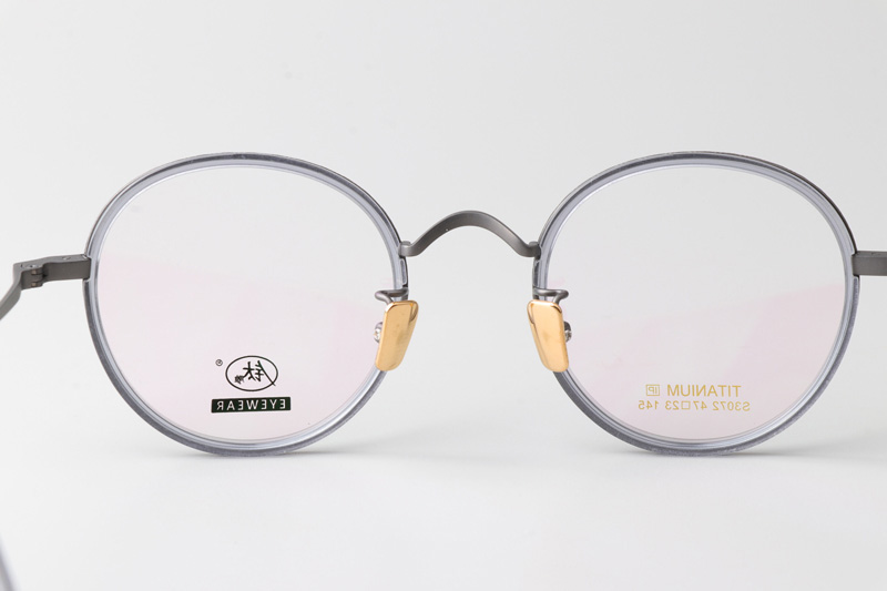 TCS3072 Eyeglasses Clear Gunmetal