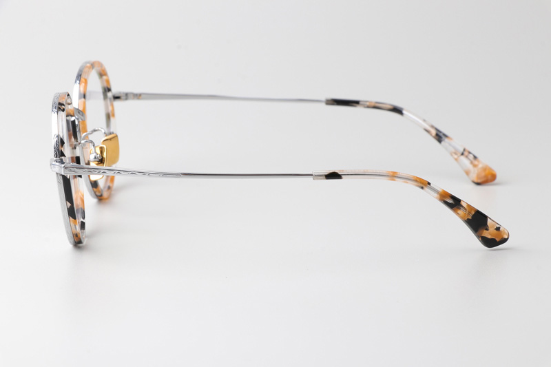 TCS3072 Eyeglasses Floral Tortoise Silver