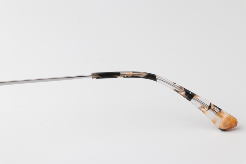 TCS3072 Eyeglasses Floral Tortoise Silver