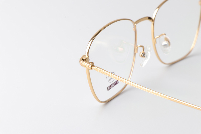 TCS3084 Eyeglasses Black Gold