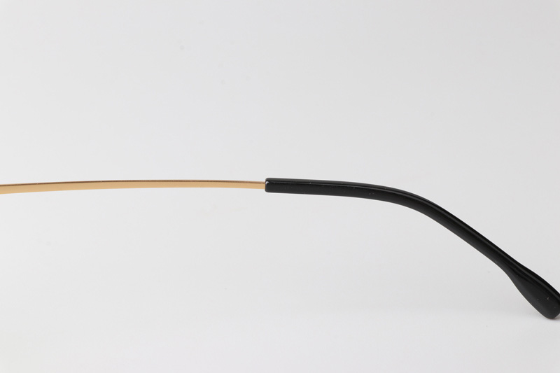 TCS3084 Eyeglasses Black Gold