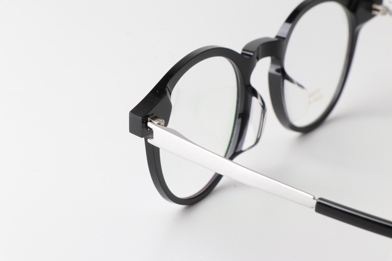 TCS3090 Eyeglasses Black Silver