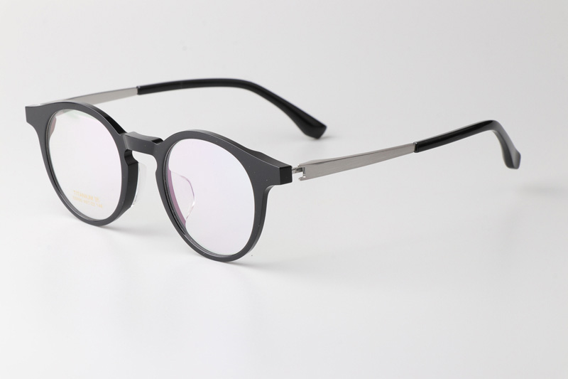 TCS3090 Eyeglasses Black Silver