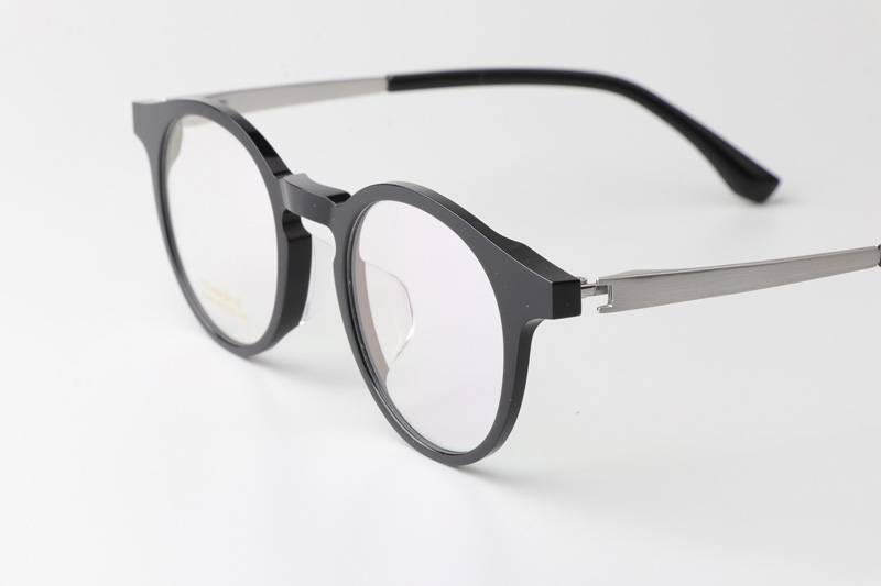 TCS3090 Eyeglasses Black Silver