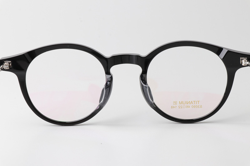 TCS3090 Eyeglasses Black Silver
